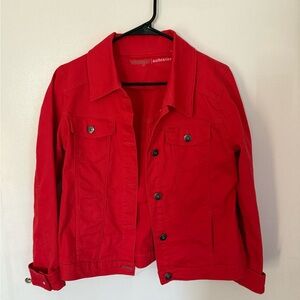 Wrangler Women's Vibrant Red Jean Jacket